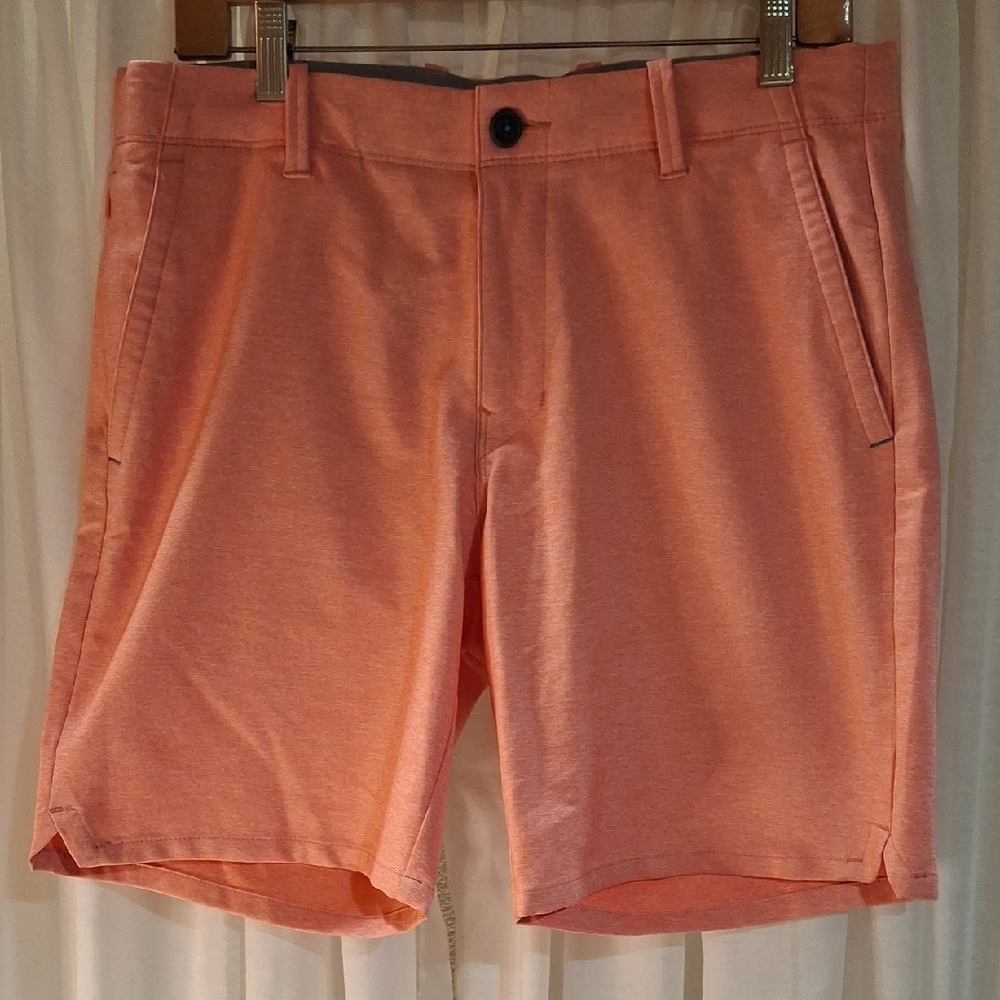 Tommy Bahama Men's Peach Flat Front Shorts Sz 32